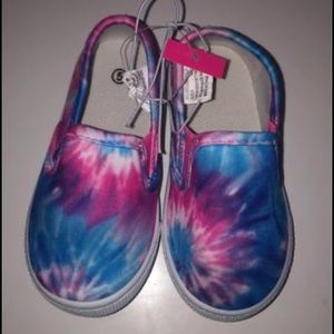 Toddler Girls Sizes 5 Pink & Blue Slip On Sneakers Shoes The Dye NEW ✨